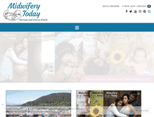 Tablet Screenshot of midwiferytoday.com